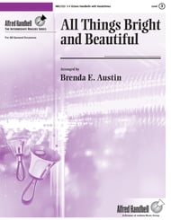 All Things Bright and Beautiful Handbell sheet music cover Thumbnail